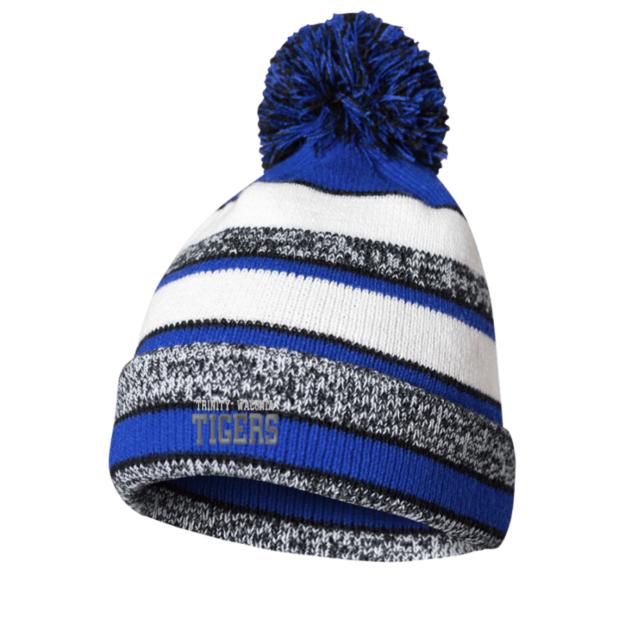 Trinity Waconia Tigers <span class="pdp-name-mascot">Trinity Wachovia Tigers</span> BSN SPORTS Pom Beanie