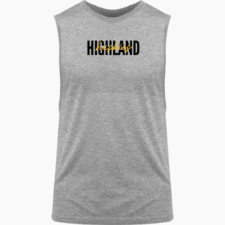 HIGHLAND HIGH SCHOOL HUSKIES lululemon Men's Metal Vent Tech Sleeveless Tee 2.0