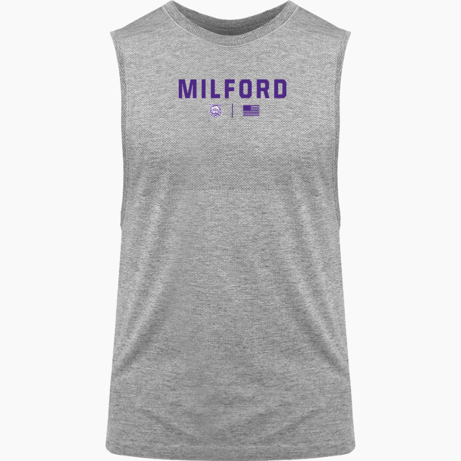 MILFORD CENTRAL SCHOOL WILDCATS lululemon Men's Metal Vent Tech Sleeveless Tee 2.0
