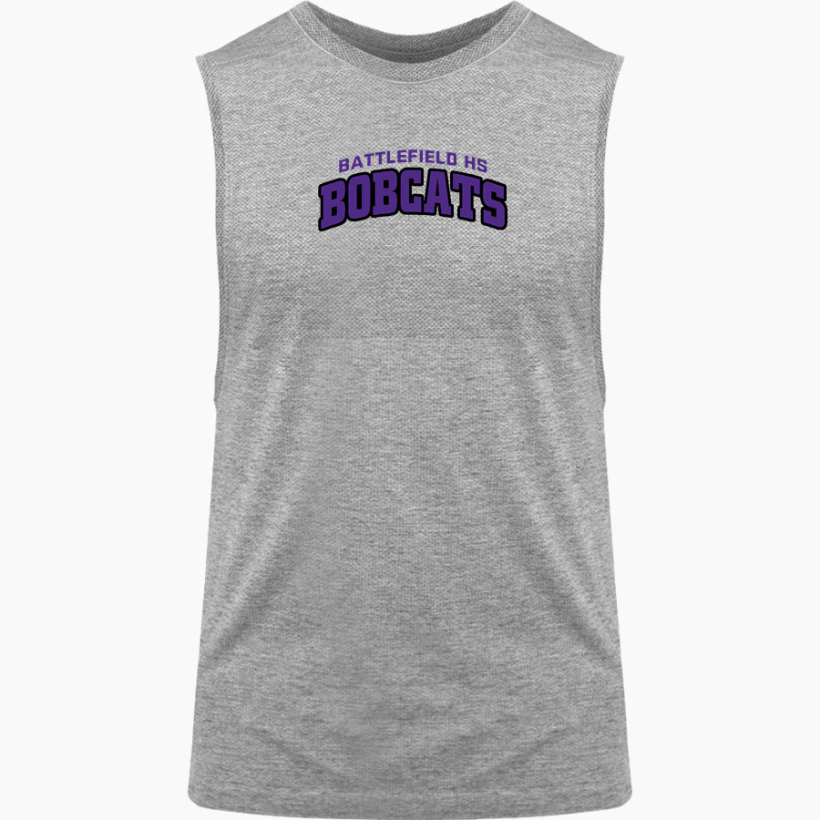 Battlefield High School bobcats <span class="pdp-name-mascot">Battlefield HS bobcats</span> lululemon Men's Metal Vent Tech Sleeveless Tee 2.0