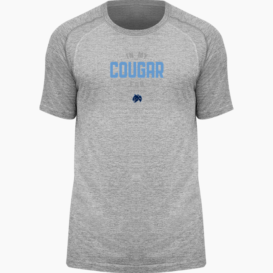 The New School Cougars lululemon Men's Metal Vent Tech Short Sleeve Tee 2.0