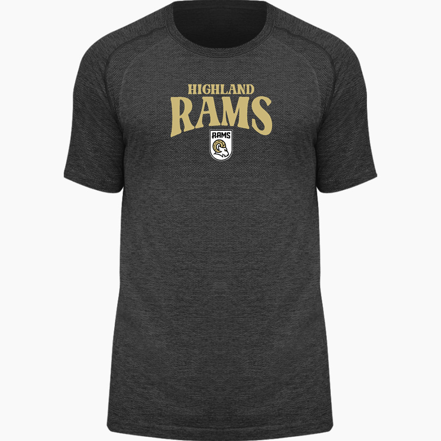 HIGHLAND HIGH SCHOOL RAMS <span class="pdp-name-mascot">HIGHLAND RAMS</span> lululemon Men's Metal Vent Tech Short Sleeve Tee 2.0