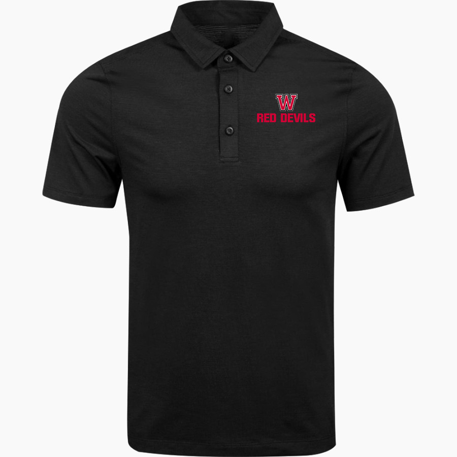 WILLISTON HIGH SCHOOL RED DEVILS lululemon Men's Evolution Lift Solid Polo