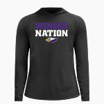 RED WING HIGH SCHOOL WINGERS <span class="pdp-name-mascot">RED WING WINGERS</span> lululemon Men's License To Train Hoodie Front Thumbnail