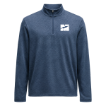 MAGNIFICAT Blue Streaks <span class="pdp-name-mascot">MAGNIFICAT Blue Streaks</span> lululemon Men's Soft Jersey Half-Zip Pullover Front Thumbnail