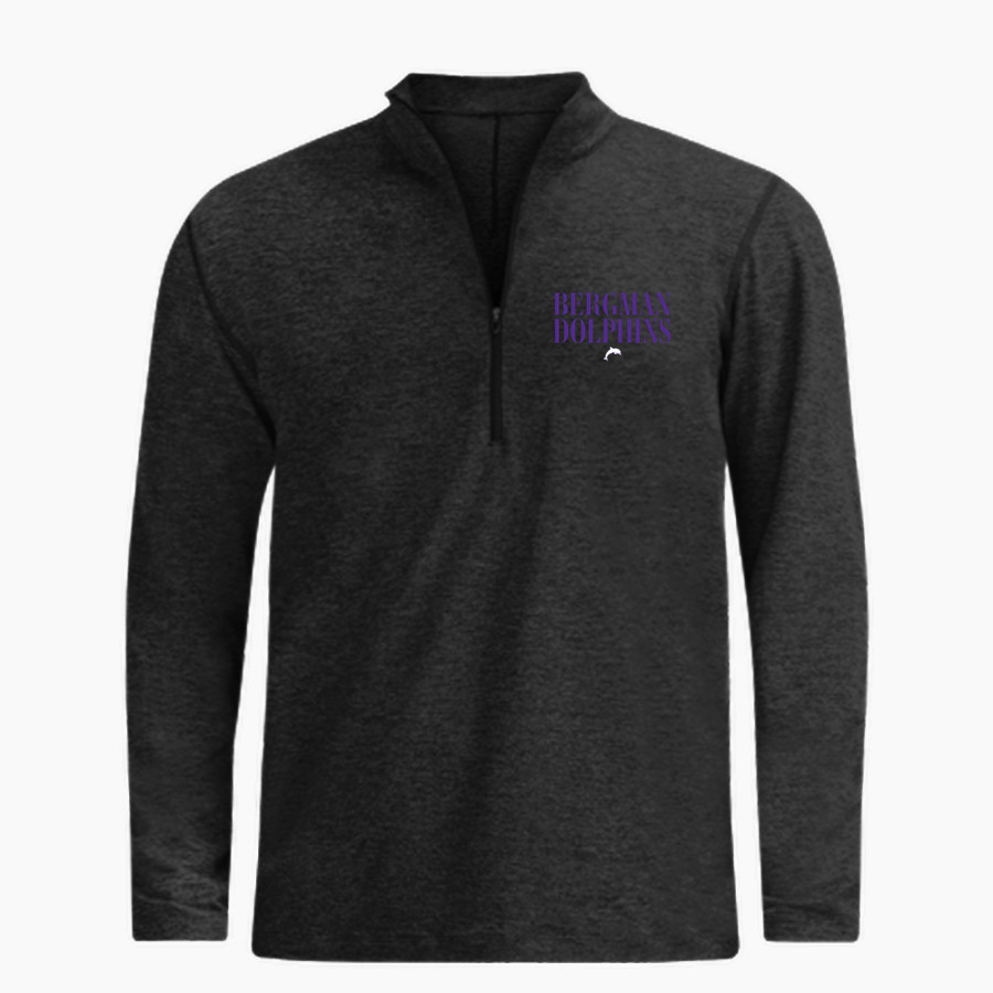 Bergman Dolphins <span class="pdp-name-mascot">Frank V. Bergman Elementary Dolphins</span> lululemon Men's Soft Jersey Half Zip