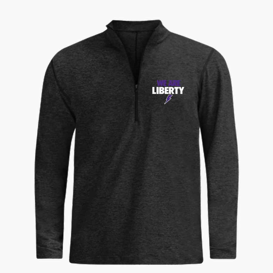 LIBERTY HIGH SCHOOL LIGHTNING <span class="pdp-name-mascot">LIBERTY LIGHTNING</span> lululemon Men's Soft Jersey Half Zip