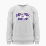 Shell Bank Brigade lululemon Men's Steady State Crewneck Sweatshirt Front Thumbnail