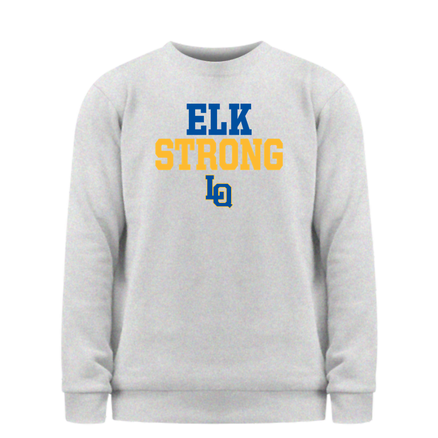 LAKE QUINAULT HIGH SCHOOL ELKS <span class="pdp-name-mascot">LAKE QUINAULT ELKS</span> lululemon Men's Steady State Crewneck Sweatshirt