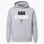 HIGHLAND HIGH SCHOOL RAMS <span class="pdp-name-mascot">HIGHLAND RAMS</span> lululemon Men's Steady State Pullover Hoodie Front Thumbnail