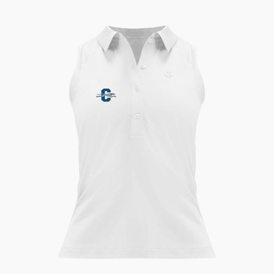 Carmel Greyhounds Greyhounds <span class="pdp-name-mascot">Carmel Greyhounds</span> lululemon Women's Quick Dry Sleeveless Polo
