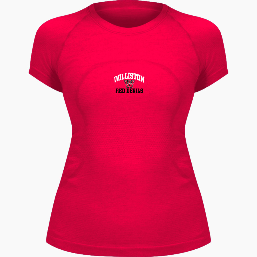 WILLISTON HIGH SCHOOL RED DEVILS lululemon Women's Swiftly Tech SS 2.0 Double Dye