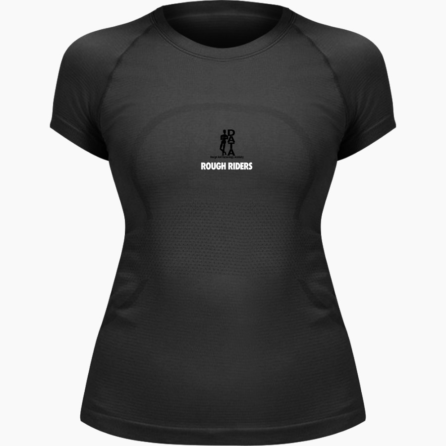 Data Design And Technology Academy Rough Riders lululemon Women's Swiftly Tech SS 2.0 Double Dye