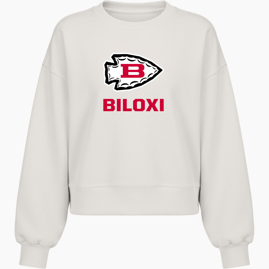 BILOXI HIGH SCHOOL INDIANS lululemon Women's Perfectly Oversized Crew