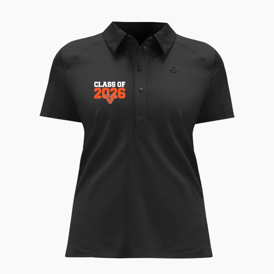 Virginia Bearcat lululemon Women's Quick Dry Short-Sleeve Polo Shirt