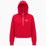 KEY WEST HIGH SCHOOL CONCHS <span class="pdp-name-mascot">KEY WEST CONCHS</span> lululemon Women's Scuba Oversized Half-Zip Hoodie Front Thumbnail