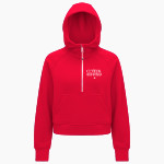 CENTRAL HIGH SCHOOL RED DEVILS <span class="pdp-name-mascot">CENTRAL RED DEVILS</span> lululemon Women's Scuba Oversized Half-Zip Hoodie Front Thumbnail