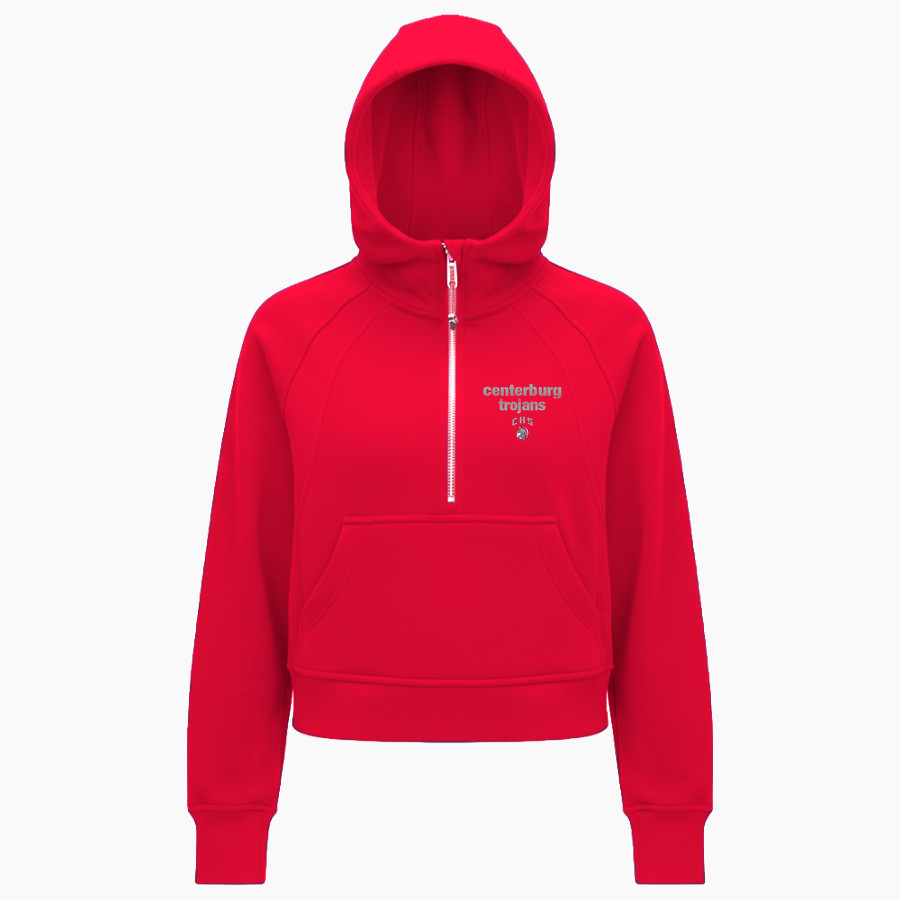 CENTERBURG HIGH SCHOOL TROJANS <span class="pdp-name-mascot">CENTERBURG TROJANS</span> lululemon Women's Scuba Oversized Half-Zip Hoodie