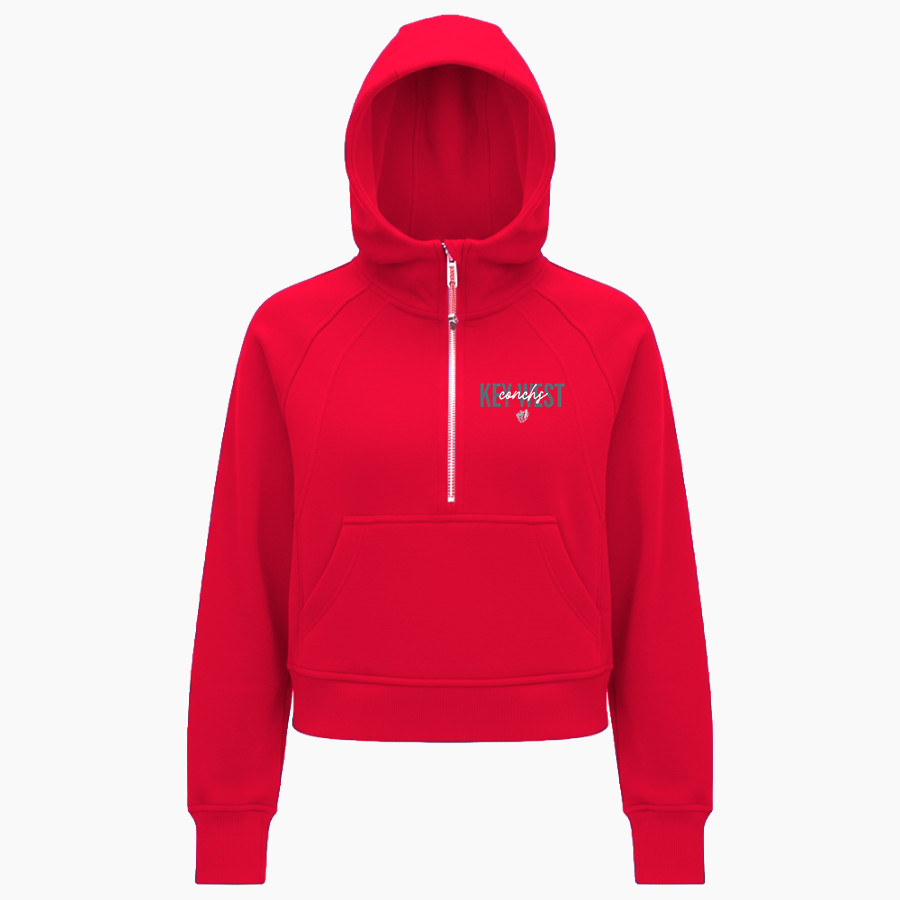 KEY WEST HIGH SCHOOL CONCHS <span class="pdp-name-mascot">KEY WEST CONCHS</span> lululemon Women's Scuba Oversized Half-Zip Hoodie