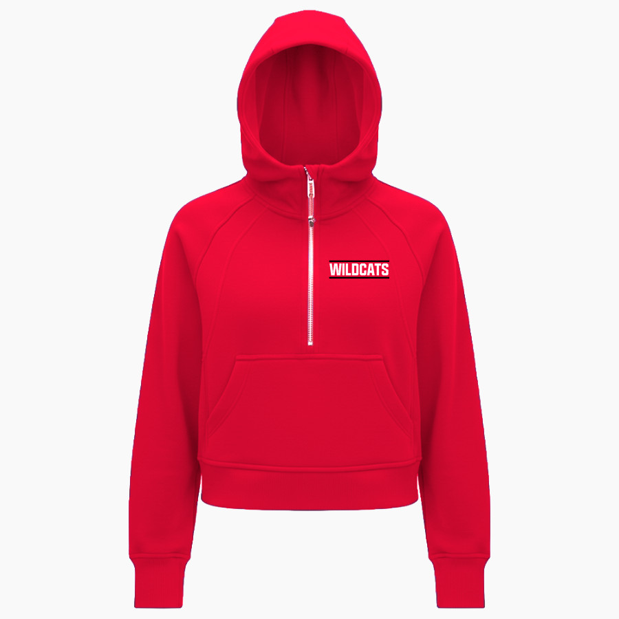 BRUNSWICK R-2 HIGH SCHOOL WILDCATS lululemon Women's Scuba Oversized Half-Zip Hoodie