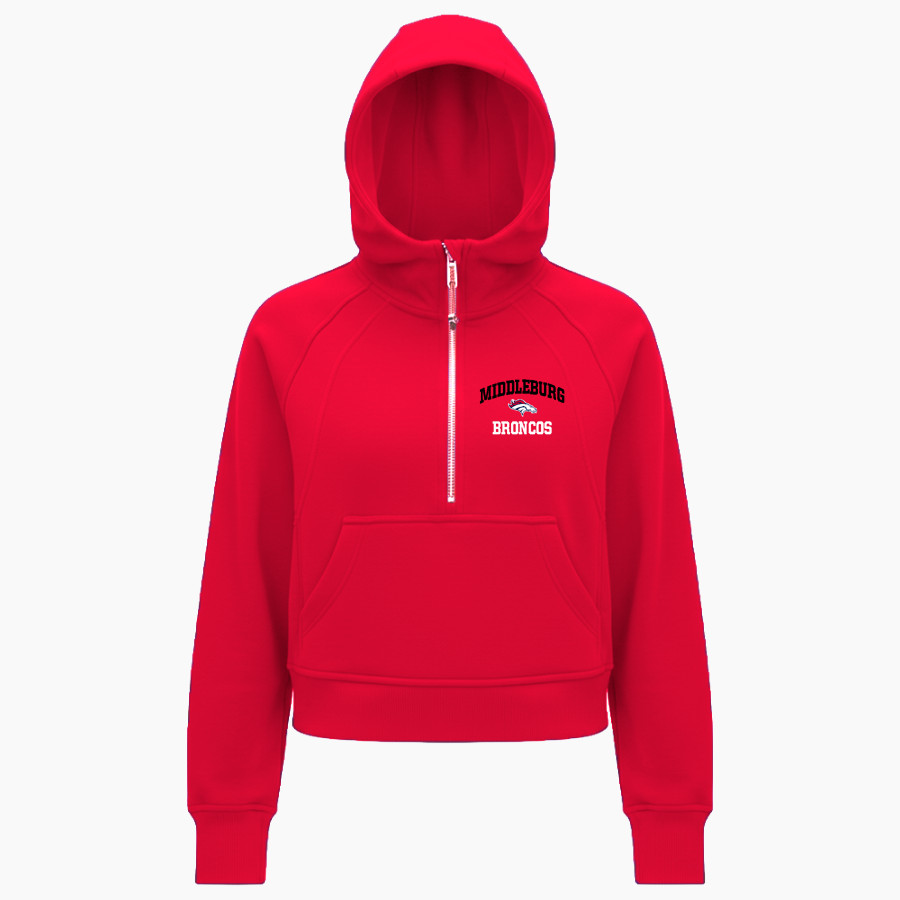 MIDDLEBURG HIGH SCHOOL BRONCOS lululemon Women's Scuba Oversized Half-Zip Hoodie