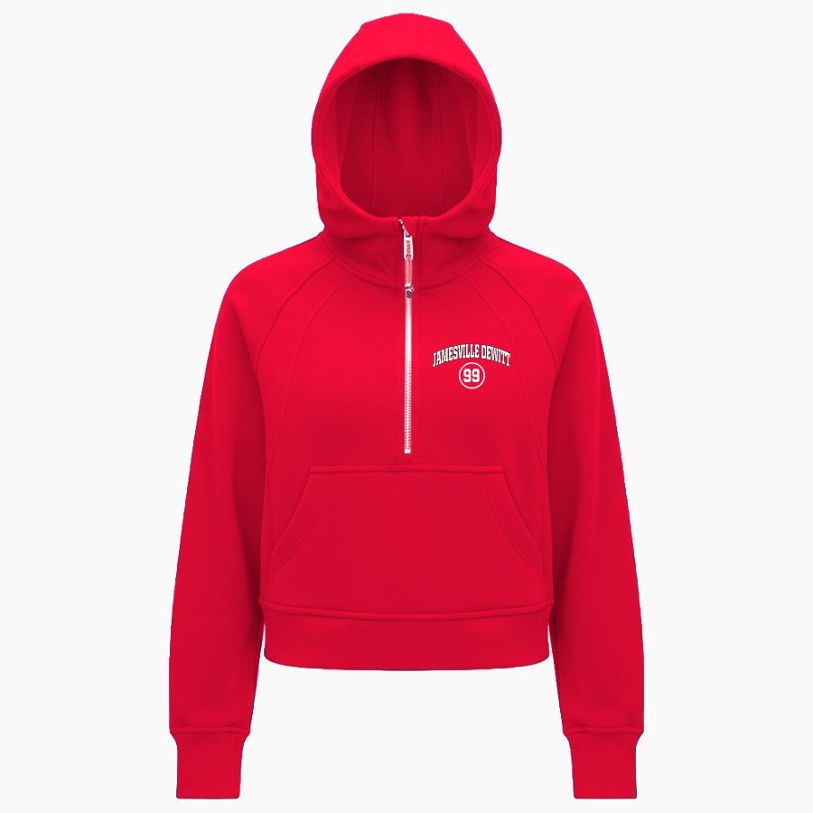 Jamesville DeWitt Red Rams <span class="pdp-name-mascot">Jamesville DeWitt Red Rams or JD Red Rams</span> lululemon Women's Scuba Oversized Half-Zip Hoodie