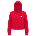Quad City Hitmen The Official Online Store <span class="pdp-name-mascot">Quad City Hitmen</span> lululemon Women's Scuba Oversized Half-Zip Hoodie Front Thumbnail