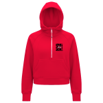 WILMOT UNION HIGH SCHOOL PANTHERS <span class="pdp-name-mascot">WILMOT PANTHERS</span> lululemon Women's Scuba Oversized Half-Zip Hoodie Front Thumbnail