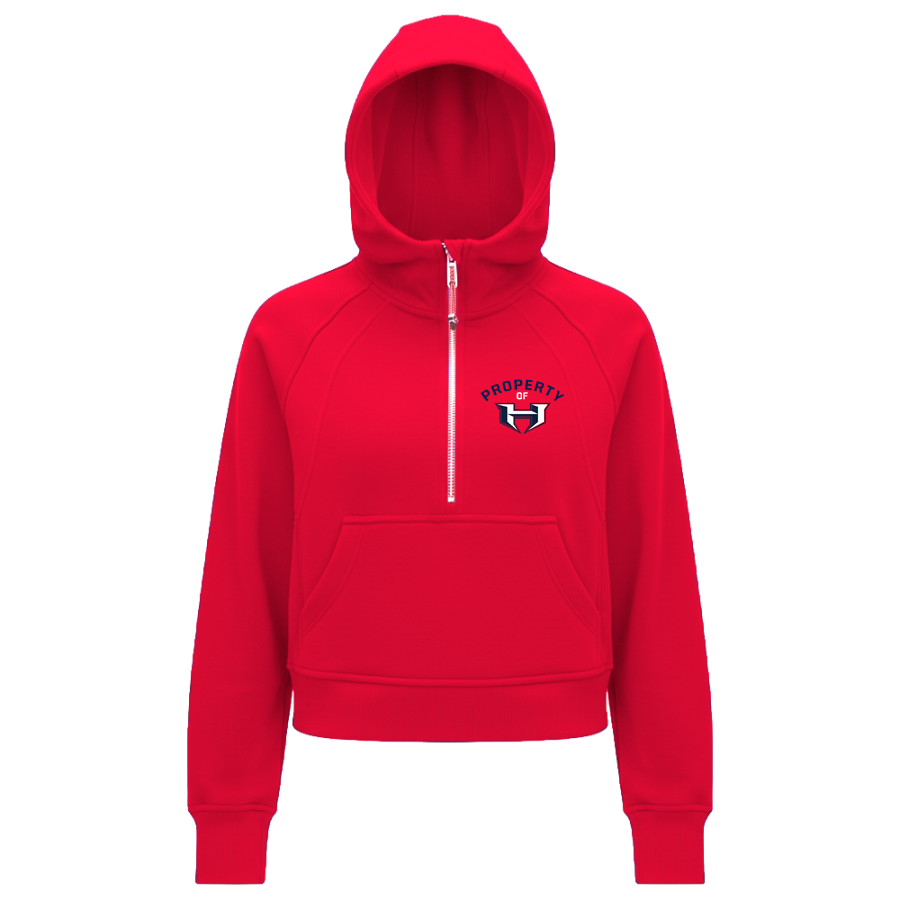 Quad City Hitmen The Official Online Store <span class="pdp-name-mascot">Quad City Hitmen</span> lululemon Women's Scuba Oversized Half-Zip Hoodie