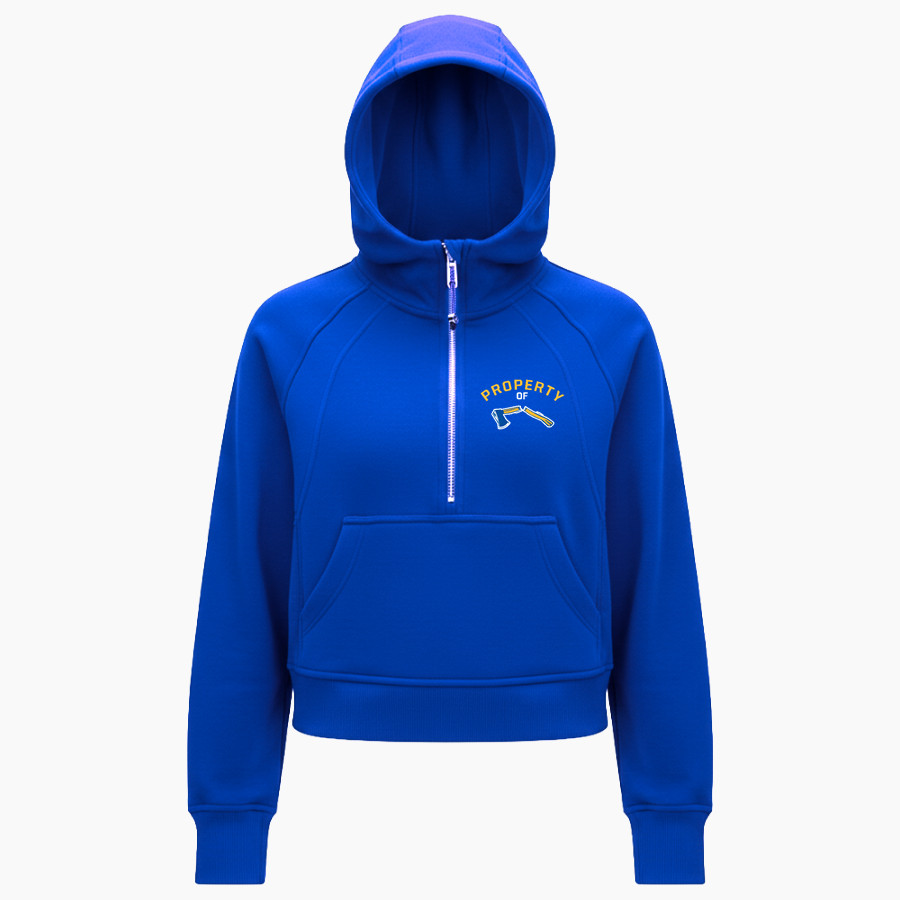 BAD AXE HIGH SCHOOL HATCHETS <span class="pdp-name-mascot">BAD AXE HATCHETS</span> lululemon Women's Scuba Oversized Half-Zip Hoodie