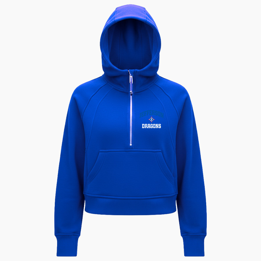 Jefferson Dragons <span class="pdp-name-mascot">Jefferson Dragons</span> lululemon Women's Scuba Oversized Half-Zip Hoodie