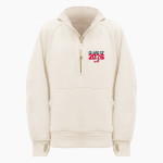 NORTHRIDGE POLAR BEARS official sideline store <span class="pdp-name-mascot">NORTHRIDGE POLAR BEARS</span> lululemon Women's Scuba Oversized Funnel Neck Half Zip Long Front Thumbnail