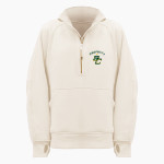 BENTON CENTRAL HIGH SCHOOL BISON <span class="pdp-name-mascot">BENTON BISON</span> lululemon Women's Scuba Oversized Funnel Neck Half Zip Long Front Thumbnail