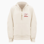 Prairie Falcons <span class="pdp-name-mascot">Prairie Falcons</span> lululemon Women's Scuba Oversized Funnel Neck Half Zip Long Front Thumbnail