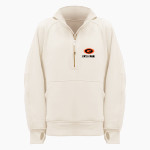 GILMER HIGH SCHOOL BUCKEYES <span class="pdp-name-mascot">GILMER BUCKEYES</span> lululemon Women's Scuba Oversized Funnel Neck Half Zip Long Front Thumbnail