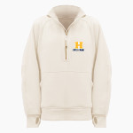 HARTLAND HIGH SCHOOL EAGLES <span class="pdp-name-mascot">HARTLAND EAGLES</span> lululemon Women's Scuba Oversized Funnel Neck Half Zip Long Front Thumbnail