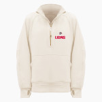 Rivermont Collegiate Lions lululemon Women's Scuba Oversized Funnel Neck Half Zip *LONG Front Thumbnail
