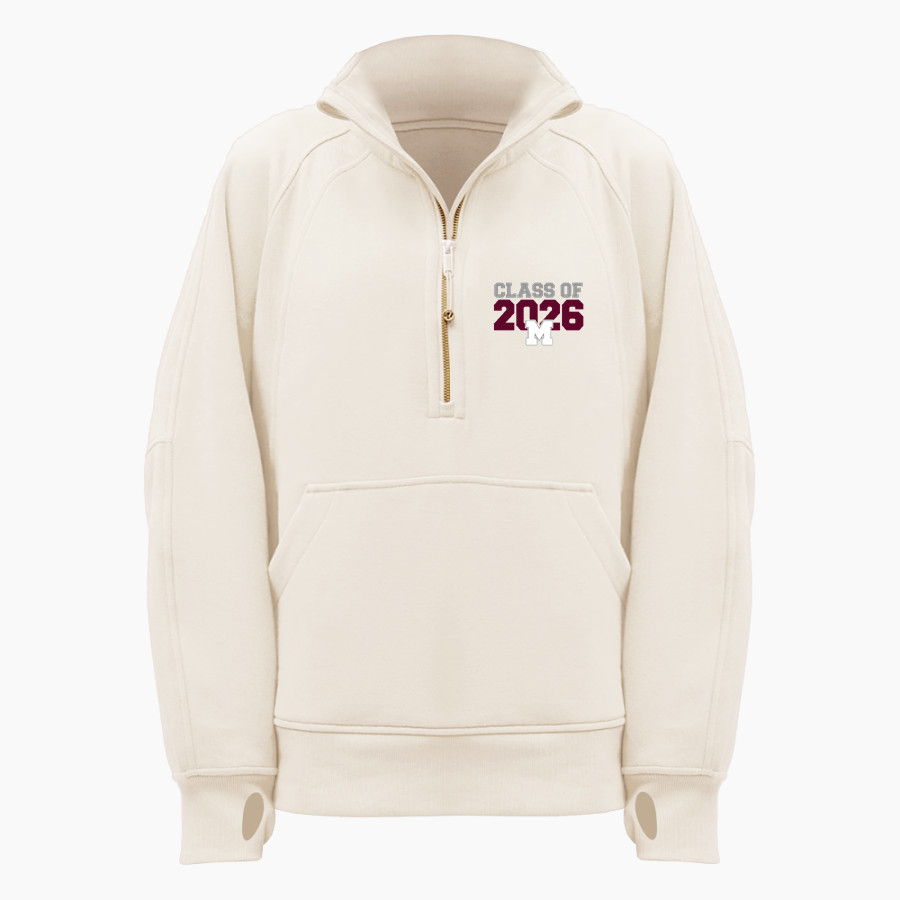 Mishawaka Cavemen <span class="pdp-name-mascot">Mishawaka Cavemen</span> lululemon Women's Scuba Oversized Funnel Neck Half Zip Long