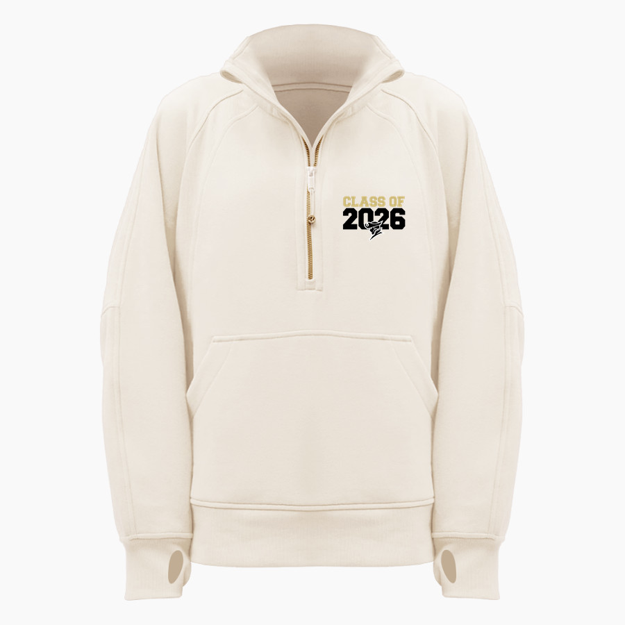 Franklin Road Christian School Minutemen <span class="pdp-name-mascot">Franklin Road Christian School</span> lululemon Women's Scuba Oversized Funnel Neck Half Zip Long