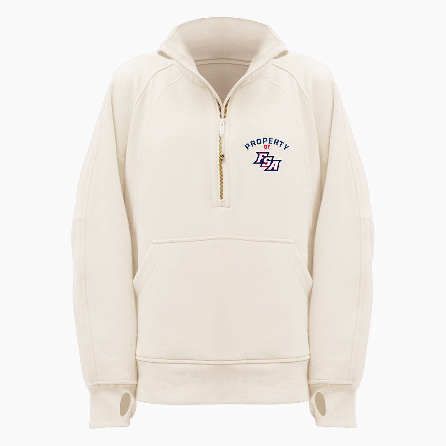 Fulton Science Academy Mustangs <span class="pdp-name-mascot">Fulton Science Academy Mustangs</span> lululemon Women's Scuba Oversized Funnel Neck Half Zip Long