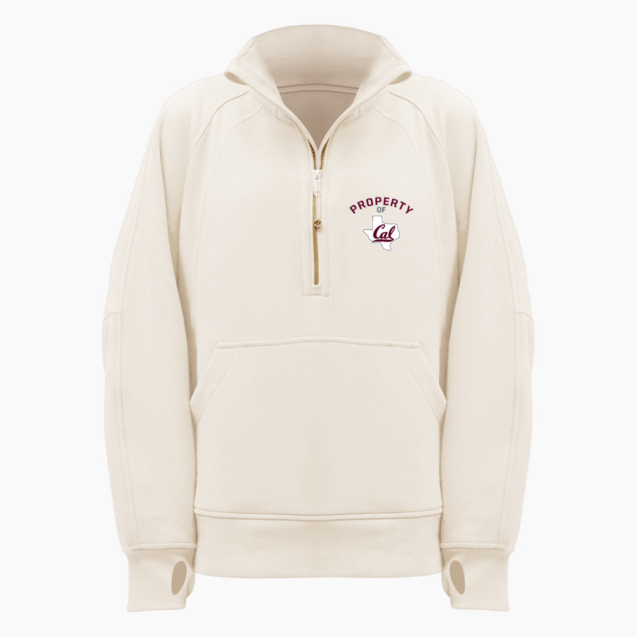 CALALLEN HIGH SCHOOL WILDCATS <span class="pdp-name-mascot">CALALLEN WILDCATS</span> lululemon Women's Scuba Oversized Funnel Neck Half Zip Long