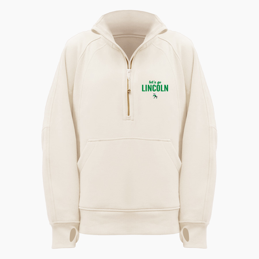 LINCOLN HIGH SCHOOL HORNETS <span class="pdp-name-mascot">LINCOLN HORNETS</span> lululemon Women's Scuba Oversized Funnel Neck Half Zip Long