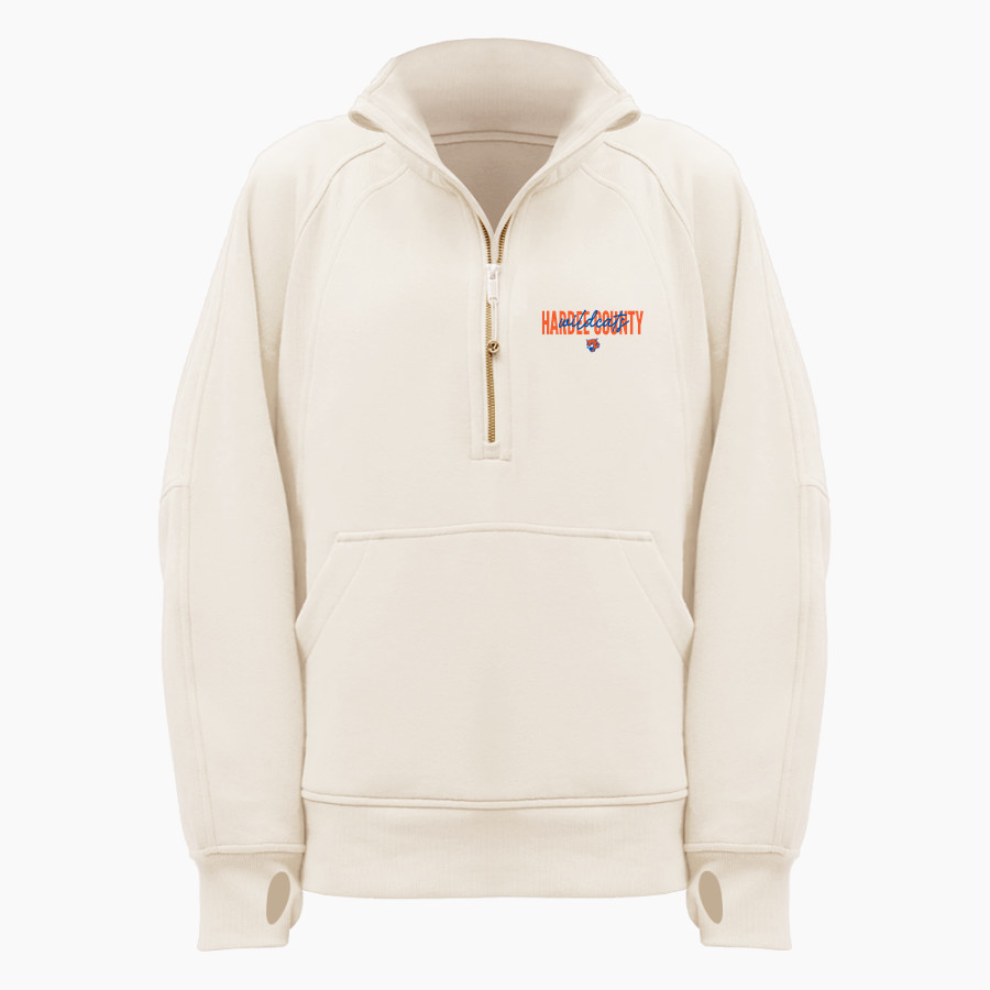 HARDEE COUNTY HIGH SCHOOL WILDCATS <span class="pdp-name-mascot">HARDEE COUNTY WILDCATS</span> lululemon Women's Scuba Oversized Funnel Neck Half Zip Long