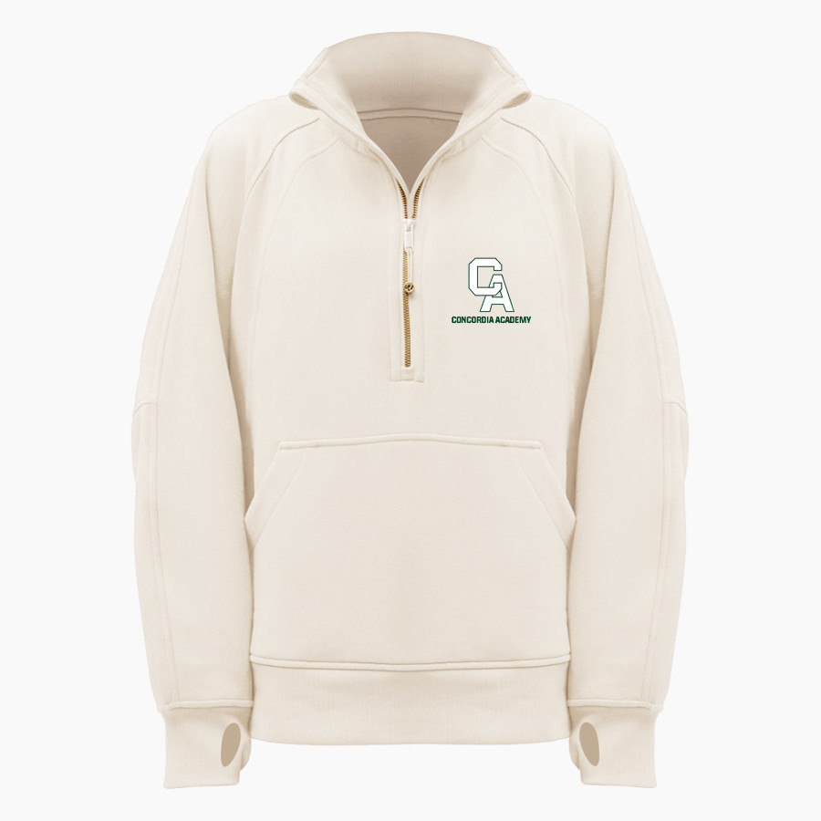 Concordia Academy Beacons <span class="pdp-name-mascot">Concordia Beacons</span> lululemon Women's Scuba Oversized Funnel Neck Half Zip Long