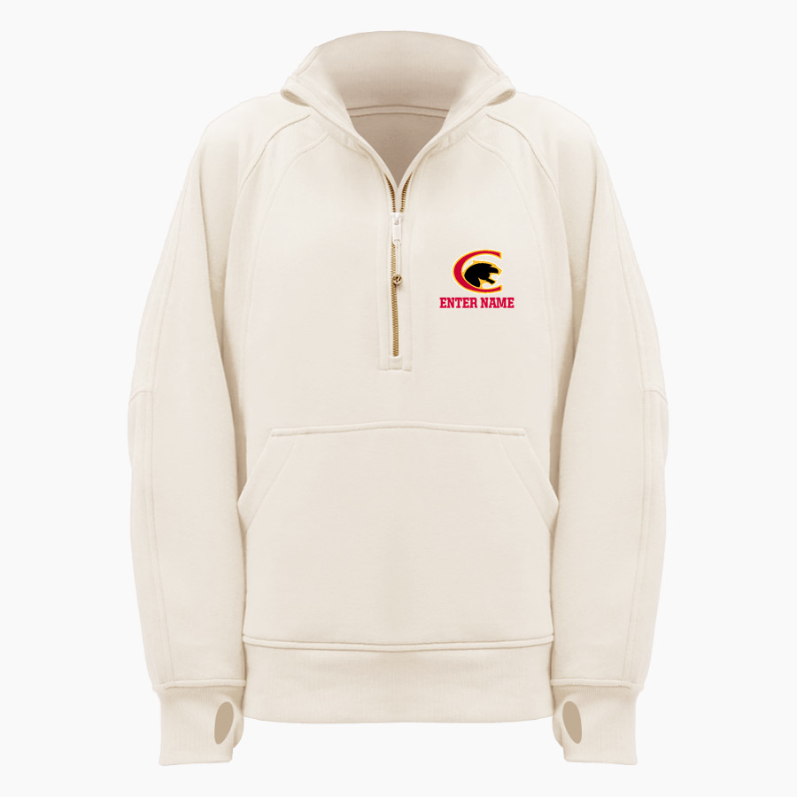 CHICO HIGH SCHOOL PANTHERS <span class="pdp-name-mascot">CHICO PANTHERS</span> lululemon Women's Scuba Oversized Funnel Neck Half Zip Long