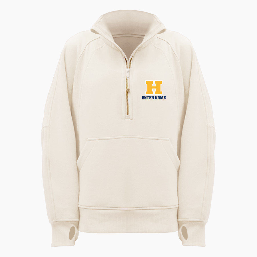 HARTLAND HIGH SCHOOL EAGLES <span class="pdp-name-mascot">HARTLAND EAGLES</span> lululemon Women's Scuba Oversized Funnel Neck Half Zip Long