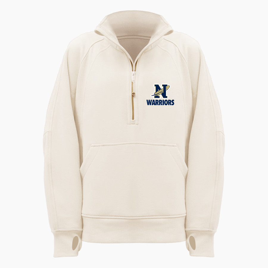 Bishop Noll Warriors <span class="pdp-name-mascot">Bishop Noll Warriors</span> lululemon Women's Scuba Oversized Funnel Neck Half Zip Long