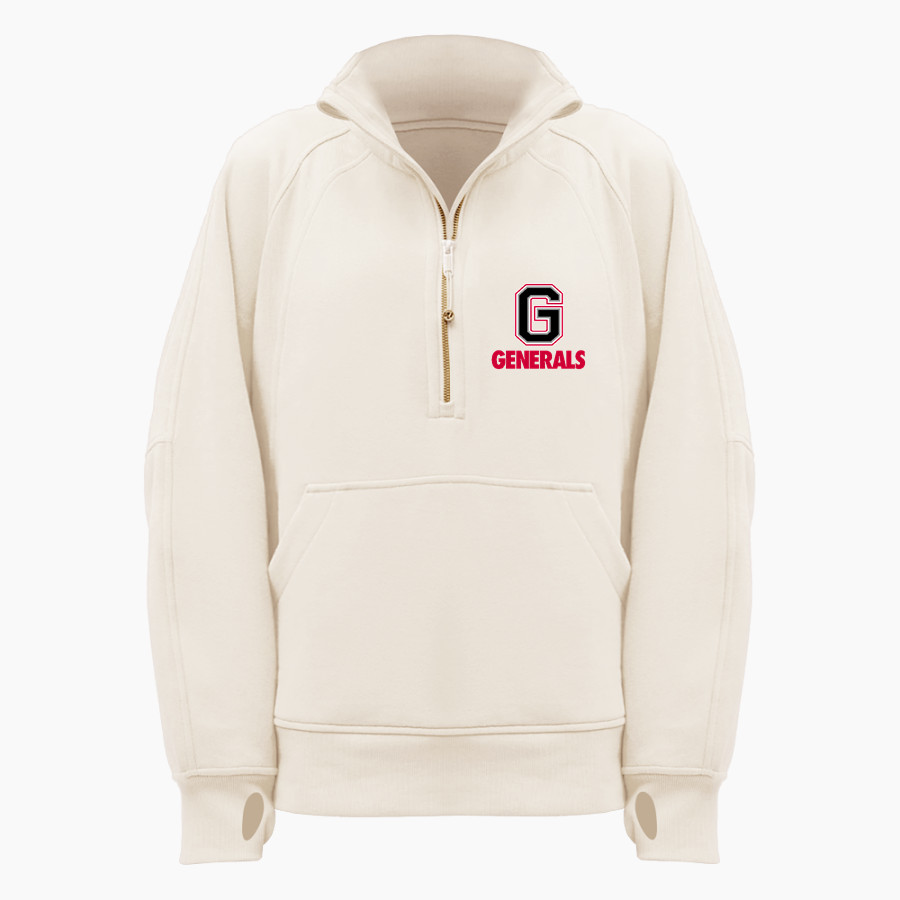U. S. GRANT HIGH SCHOOL GENERALS <span class="pdp-name-mascot">U S GRANT GENERALS</span> lululemon Women's Scuba Oversized Funnel Neck Half Zip Long