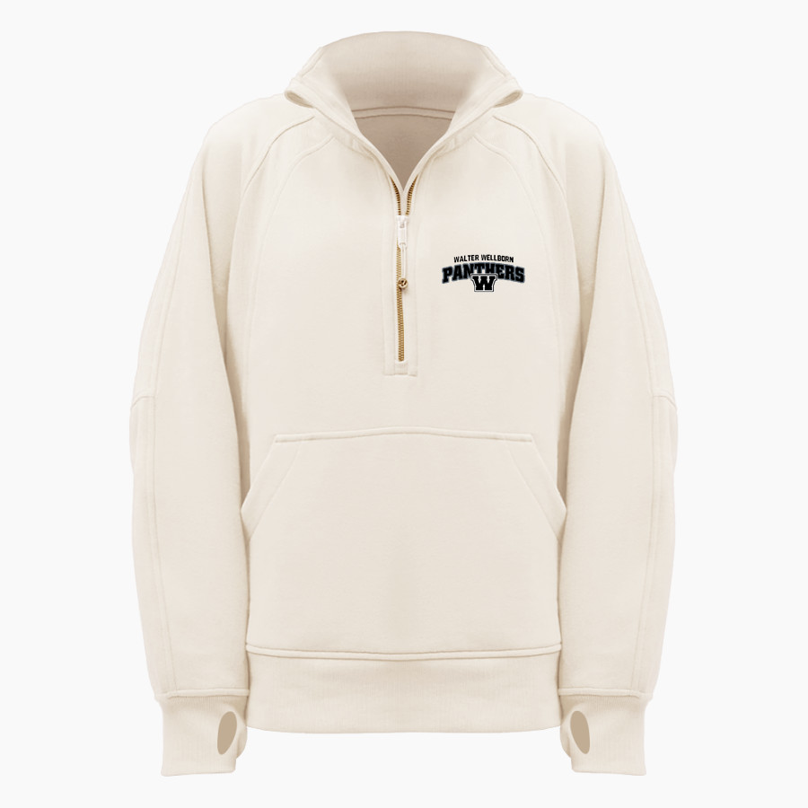 WALTER WELLBORN HIGH SCHOOL PANTHERS <span class="pdp-name-mascot">WALTER H WELLBORN PANTHERS</span> lululemon Women's Scuba Oversized Funnel Neck Half Zip Long