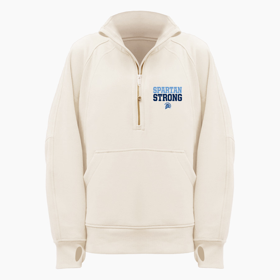 OLYMPIA HIGH SCHOOL SPARTANS <span class="pdp-name-mascot">OLYMPIA SPARTANS</span> lululemon Women's Scuba Oversized Funnel Neck Half Zip Long